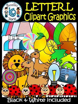 Preview of Letter L- Clipart Graphics- Commercial & Personal Use- FREE!