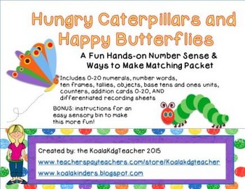 Preview of Hungry Caterpillars and Happy Butterflies