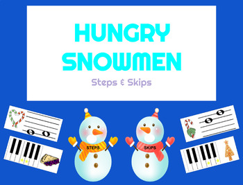 Preview of Hungry Snowmen - Steps & Skips