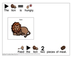 Hungry Zoo Animals Adapted Counting Book