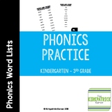 Phonics Word Lists