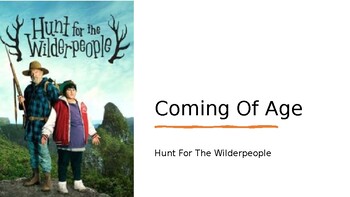Preview of Hunt for the Wilderpeople Film Study Ppt
