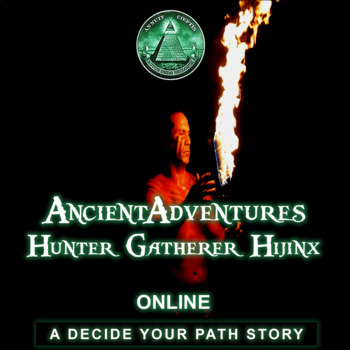 Preview of Hunter-Gatherer Hijinx ONLINE Ancient Adventures - Reading Comprehension & Vocab