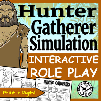 Preview of Hunter Gatherer Simulation - Early Humans Man Stone Age Paleolithic Age Activity