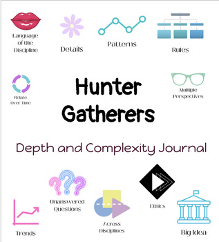 Preview of Hunter Gatherers Depth and Complexity Digital Journal Questions