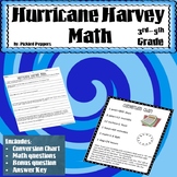 Hurricane Harvey Math Word Problems Grades 3-5