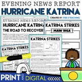 Hurricane Katrina Reading Passage Evening News Report and 