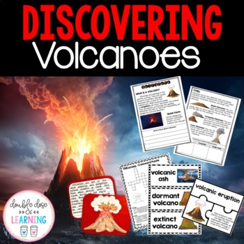 Preview of Volcanoes Research Unit with PowerPoint