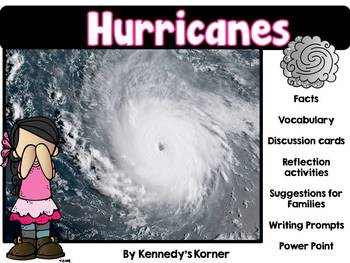 Preview of Hurricane Power Point - Discussion Cards - Printables