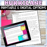 Hurricanes Reading Comprehension Worksheets Activity