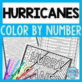 Hurricanes Color by Number, Reading Passage and Text Marking