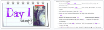 Preview of Hurricanes DIGITAL background knowledge packet