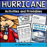 Hurricanes & Hurricane Safety Natural Disasters Activities