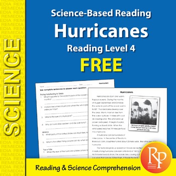 Preview of Hurricanes: Science-Based Reading {Freebie}