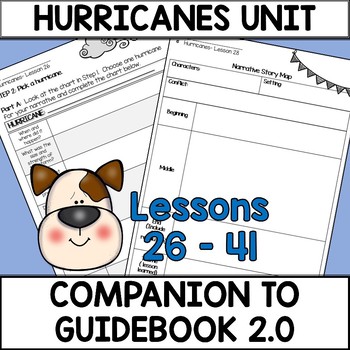 Preview of Hurricanes Unit  - Supplement to Guidebook 2.0 - Lessons 26 - 41