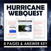 Hurricanes - Webquest and Answer Key