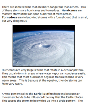 teaching about hurricane aftermath