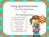 Hurry Up & Scoot Game: ELA Test Prep Review