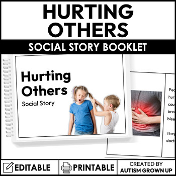 Preview of Hurting Others Social Story | Autism + Special Education