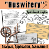 Huswifery by Edward Taylor: Puritan Poetry Analysis, Jigsa