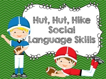 Preview of Hut, Hut, Hike Social Language Skills