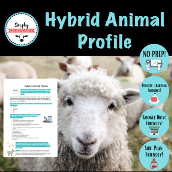 Preview of Hybrid Animal Profile- Biotechnology; Agriculture Ed- Remote Learning!