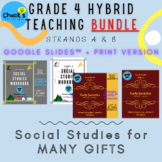 Hybrid Social Studies Bundle of both Grade 4 Workbooks - G