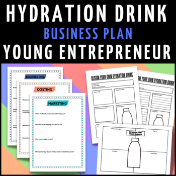 Preview of Hydration Drink Company Business Plan Worksheet Pack 