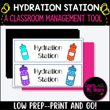 Managing Water Bottles in the Classroom - The Kindergarten Connection