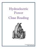 Hydro-Electric Power Close Reading