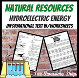 Hydroelectric Power Types of Energy Informational Text W/ 