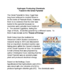 Hydrogen Producing Chemicals  Found in the Great Pyramid PDF