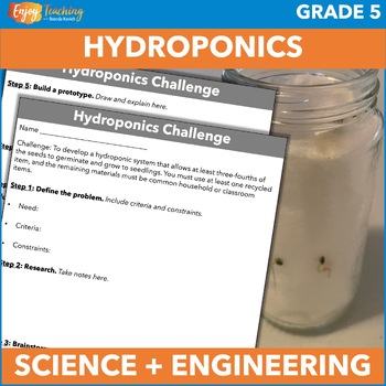 Preview of Hydroponics: What Plants Need Activities and STEM - NGSS 5-LS1-1