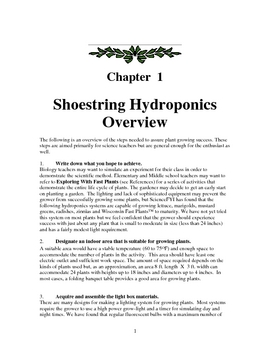 Preview of Hydroponics on A Shoestring Budget