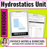 Hydrostatics Student Workbook for Physics | Notes with Exercises