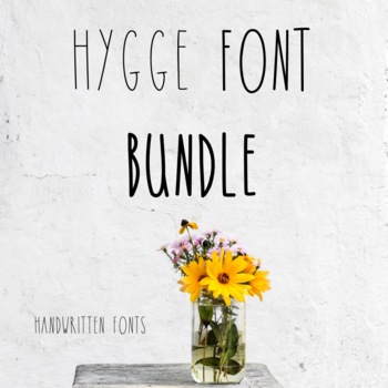 Preview of Hygge Font Bundle- Handwritten Fonts