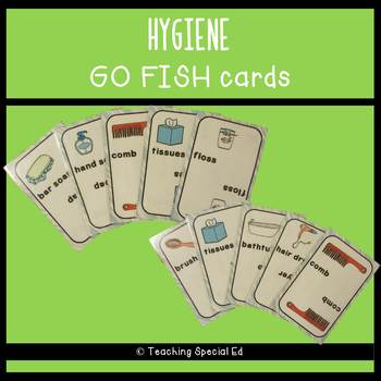 Preview of Hygiene Go Fish cards