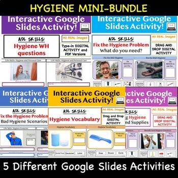 Preview of Hygiene Google Slides MINI-BUNDLE