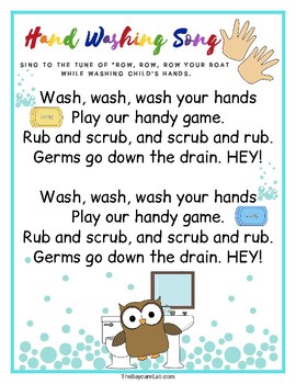 Preview of Hygiene: Hand Washing Song for Preschool and Daycare