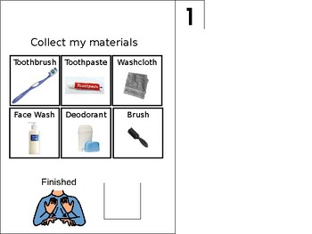 Preview of Hygiene Routine Book