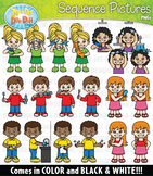 Hygiene Sequence Action Pictures Clipart {Zip-A-Dee-Doo-Da