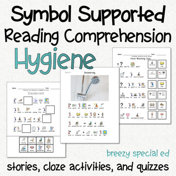 Preview of Hygiene - Symbol Supported Picture Reading Comprehension for Special Education