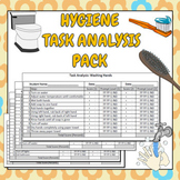 Hygiene Task Analysis 4 Pack - Bathroom, Brushing Hair / T