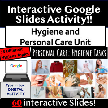 Preview of Hygiene and Personal Care Unit   Digital and Print  Special Education 