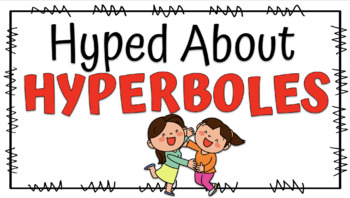 Preview of Hyped About Hyperboles Google Slides Lesson and Practice Activities