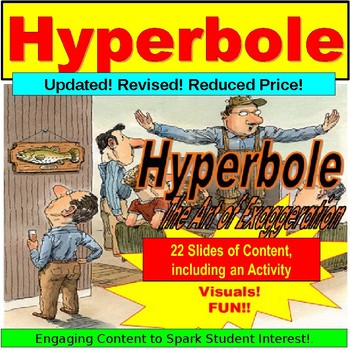 Preview of Hyperbole : Digital Lesson and Exercises