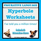 hyperbole worksheets teachers pay teachers