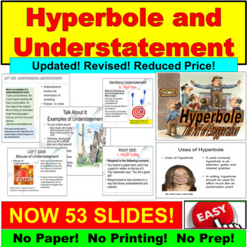 Preview of Hyperbole and Understatement Bundle