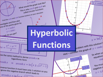 Preview of Hyperbolic Functions