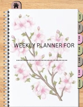 Preview of Hyperlinked Monthly Planner|Daily Organizer|To Do List|Daily Tracker